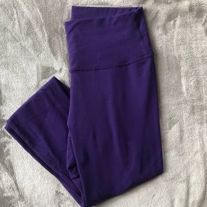 Fabletics Powerhold High Waisted Purple Leggings